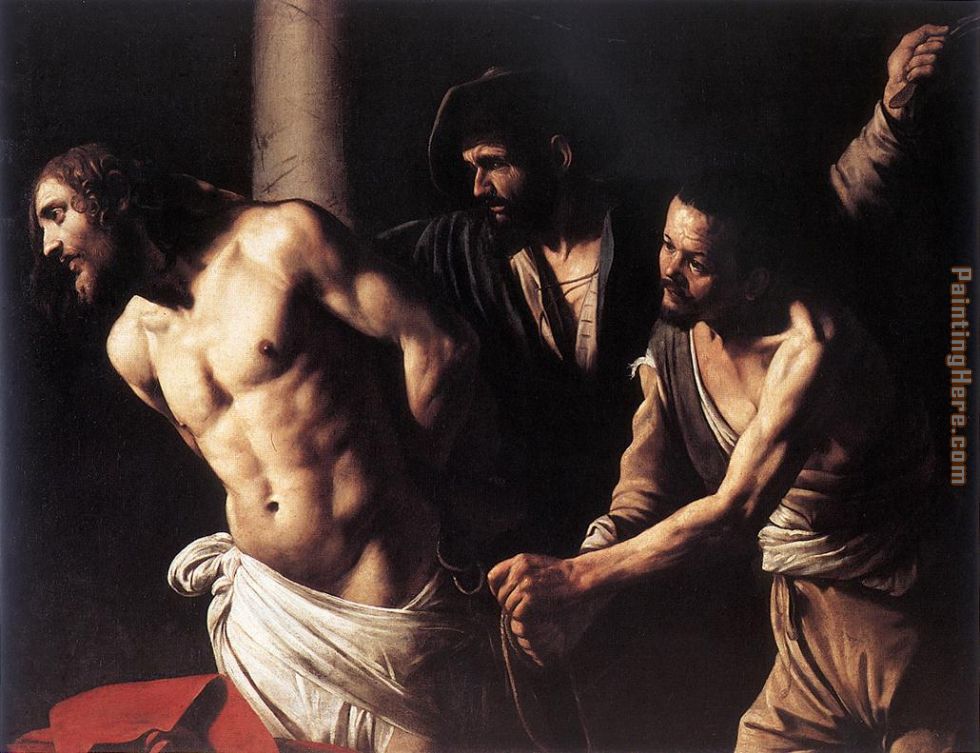 Christ at the Column painting - Caravaggio Christ at the Column art painting Christ at the Column painting - Caravaggio Christ at the Column art painting